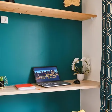 Lejlighed Confort ! Climatisation, Centre-ville, Parking, Terrasse, Wifi, Netflix Carcassonne