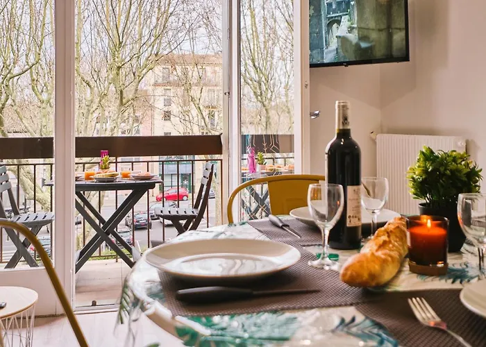 Confort ! Climatisation, Centre-ville, Parking, Terrasse, Wifi, Netflix *