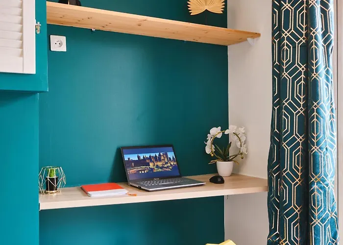 Daire Confort ! Climatisation, Centre-ville, Parking, Terrasse, Wifi, Netflix Carcassonne